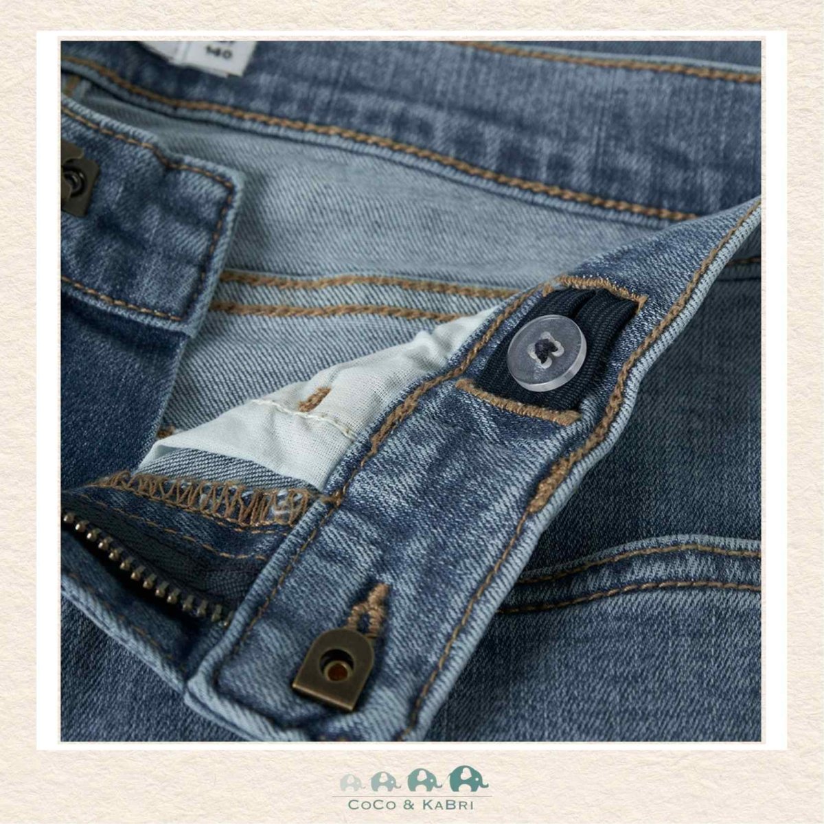 Name It Girls' Wide Leg Denim - Medium Wash, CoCo & KaBri Children's Boutique, Brooks Alberta Canada