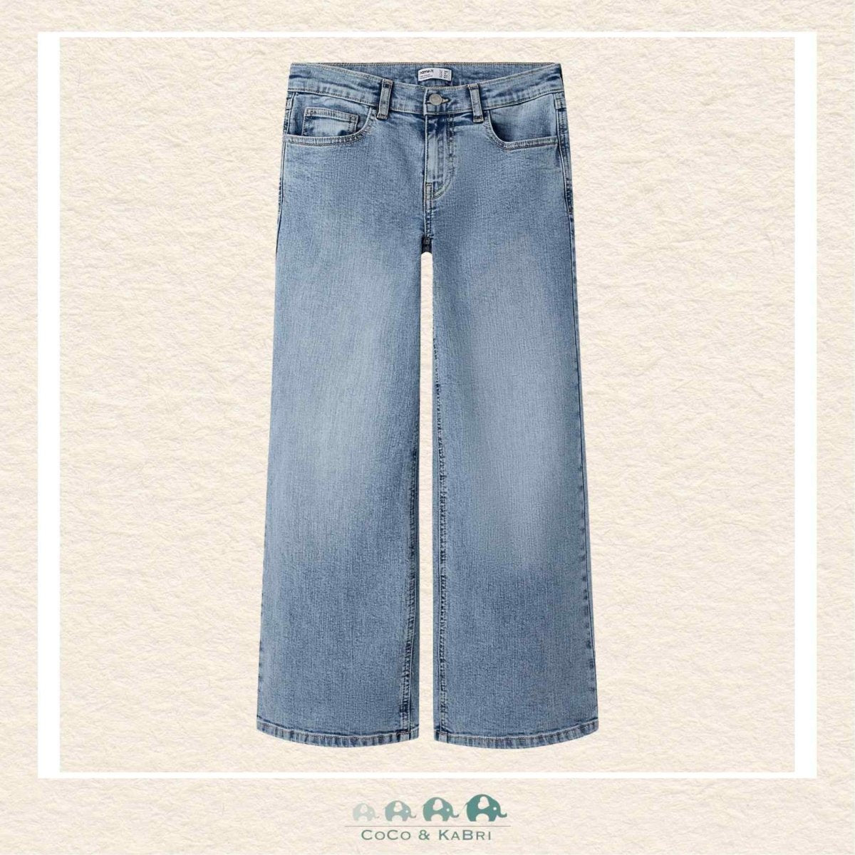 Name It Girls' Wide Leg Denim - Medium Wash, CoCo & KaBri Children's Boutique, Brooks Alberta Canada