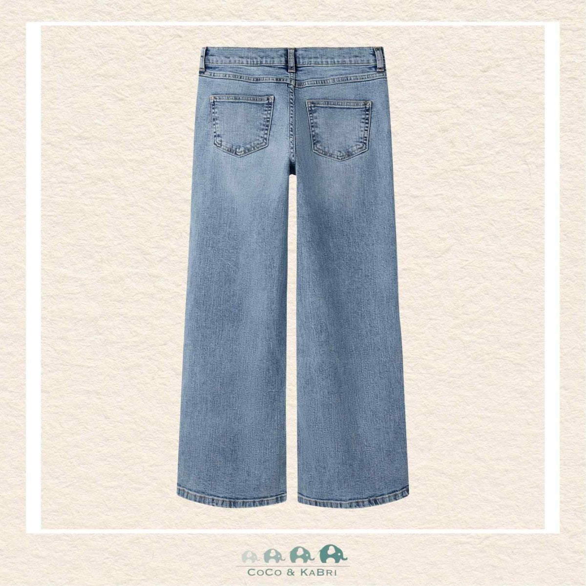 Name It Girls' Wide Leg Denim - Medium Wash, CoCo & KaBri Children's Boutique, Brooks Alberta Canada