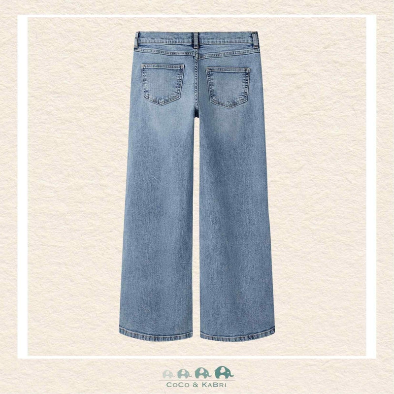 Name It Girls' Wide Leg Denim - Medium Wash, CoCo & KaBri Children's Boutique, Brooks Alberta Canada
