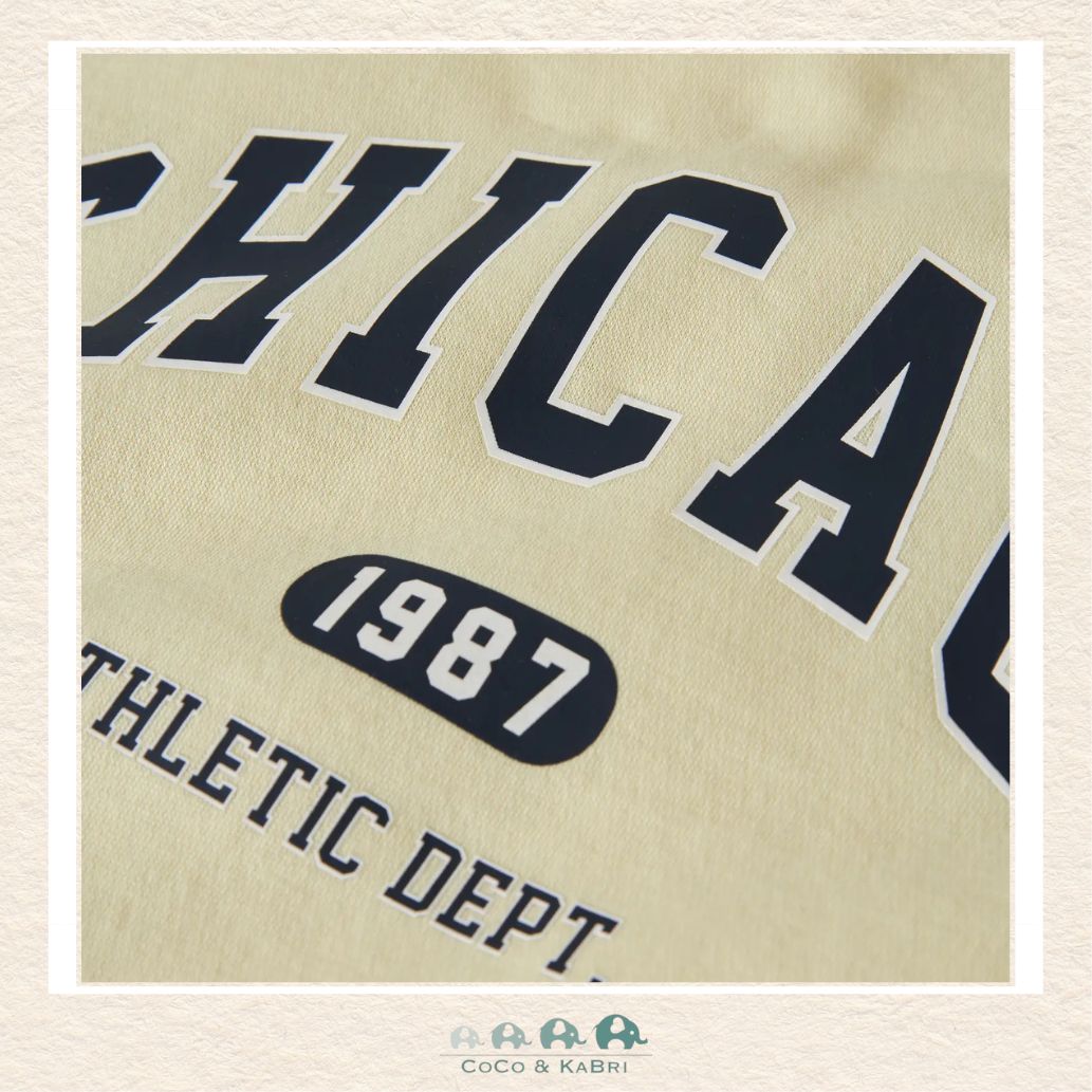 Name It: Pear Sorbet Chicago Sweatshirt, CoCo & KaBri Children's Boutique, Brooks Alberta Canada