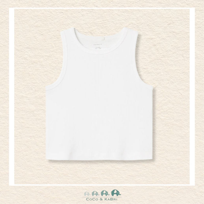 Name It: Tank Top - White, CoCo & KaBri Children's Boutique, Brooks Alberta Canada