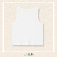 Name It: Tank Top - White, CoCo & KaBri Children's Boutique, Brooks Alberta Canada