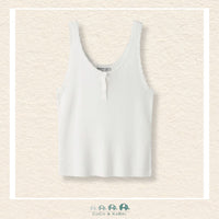 Name It: White Tank Top, CoCo & KaBri Children's Boutique, Brooks Alberta Canada