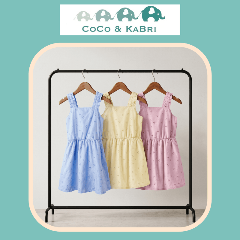 Name It Dress in Blue, yellow & pink