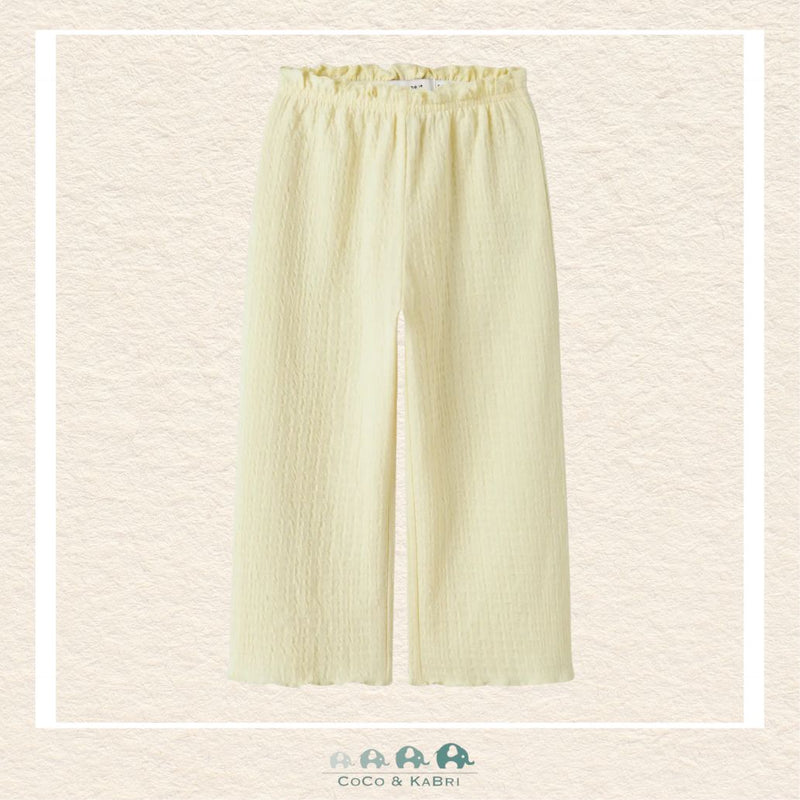 Name It: Yellow Sorbet Wide Pants, CoCo & KaBri Children's Boutique, Brooks Alberta Canada