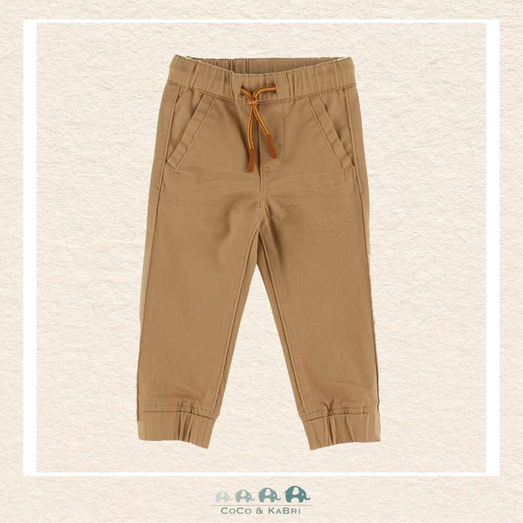 🇨🇦 Nano: Baby Boy Beige Pants, CoCo & KaBri Children's Boutique, Brooks Alberta Canada