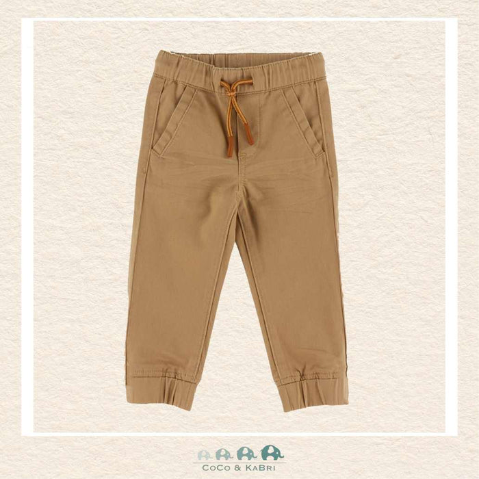 🇨🇦 Nano: Baby Boy Beige Pants, CoCo & KaBri Children's Boutique, Brooks Alberta Canada