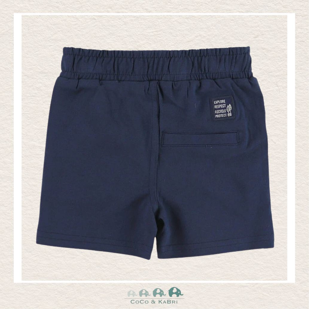 🇨🇦 Nano: Baby Boy Bermuda Shorts - Navy, CoCo & KaBri Children's Boutique