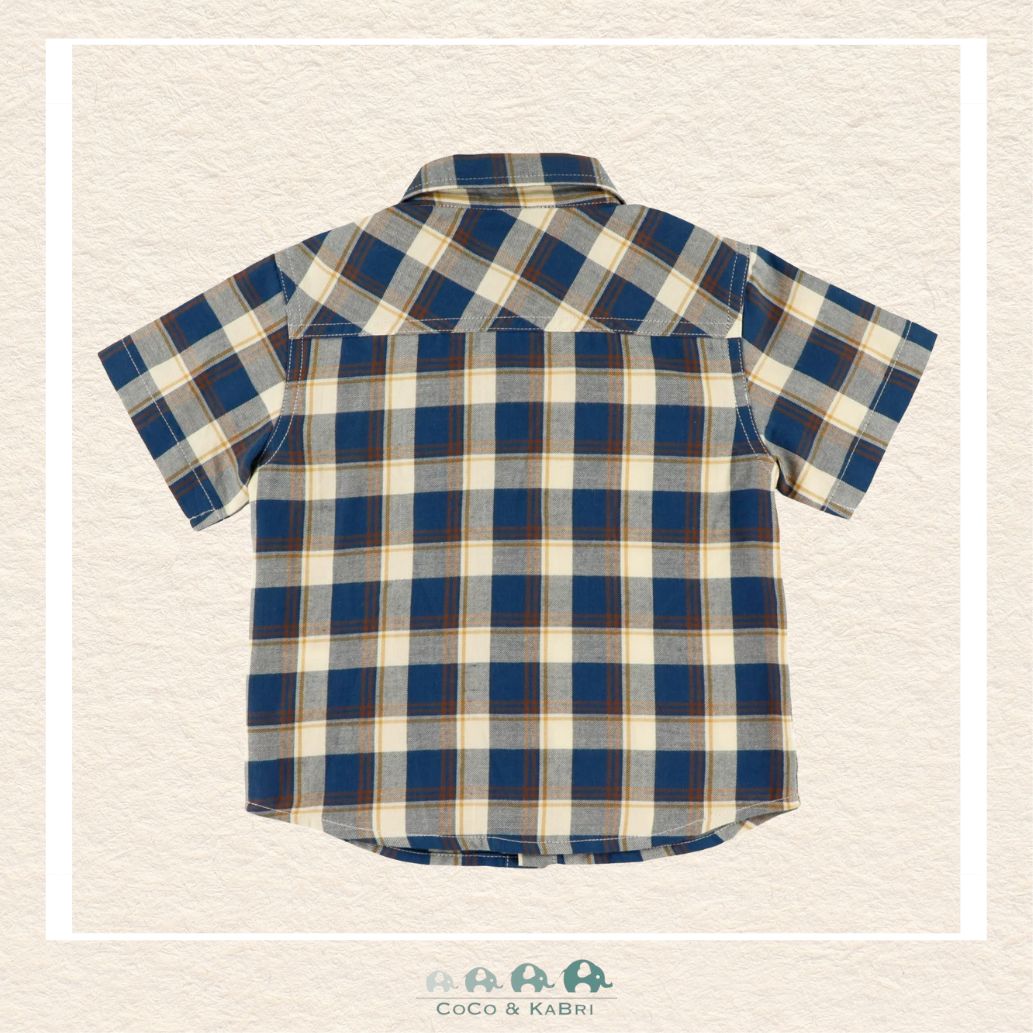 Nano: Baby Boy Button Up Plaid Shirt, CoCo & KaBri Children's Boutique, Brooks Alberta Canada