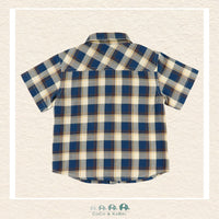 Nano: Baby Boy Button Up Plaid Shirt, CoCo & KaBri Children's Boutique, Brooks Alberta Canada