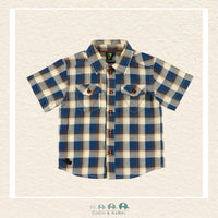 Nano: Baby Boy Button Up Plaid Shirt, CoCo & KaBri Children's Boutique, Brooks Alberta Canada
