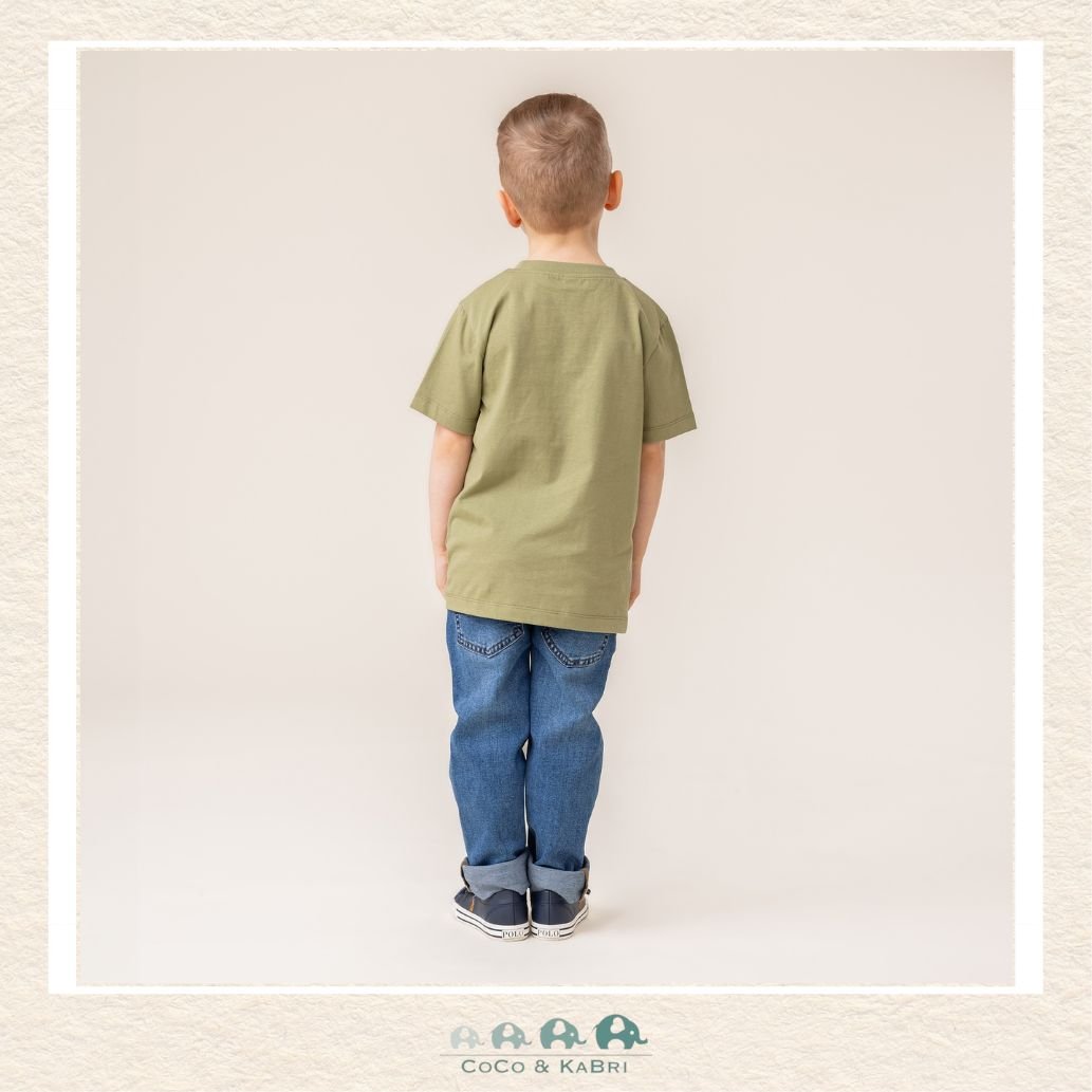 🇨🇦 Nano Baby Boy Green Tractor Tee, CoCo & KaBri Children's Boutique