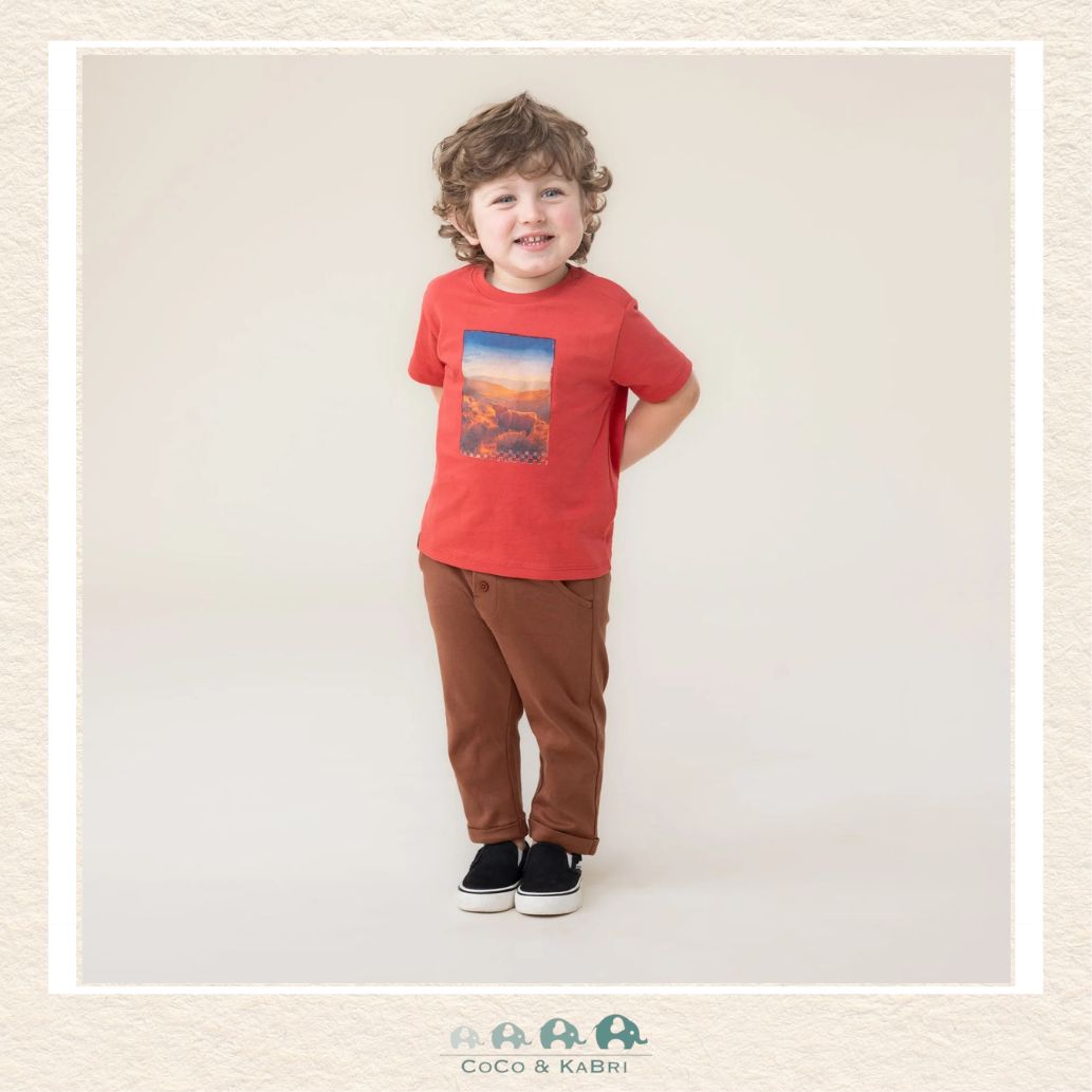 Nano: Baby Boy Red Shirt, CoCo & KaBri Children's Boutique, Brooks Alberta Canada