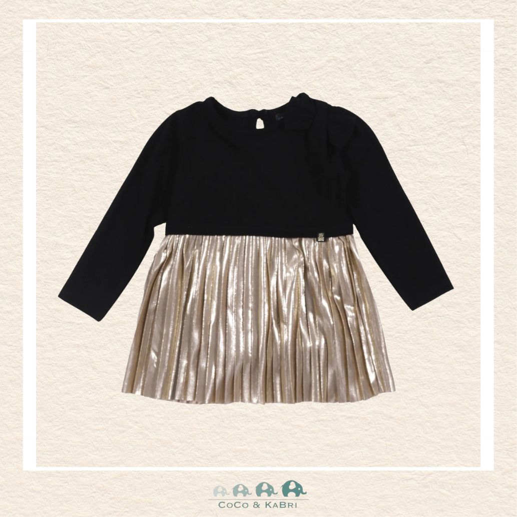 🇨🇦 Nano Baby Girl Black Holiday Dress, CoCo & KaBri Children's Boutique