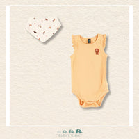 Nano: Baby Girl Bodysuit With Bib, CoCo & KaBri Children's Boutique, Brooks Alberta Canada