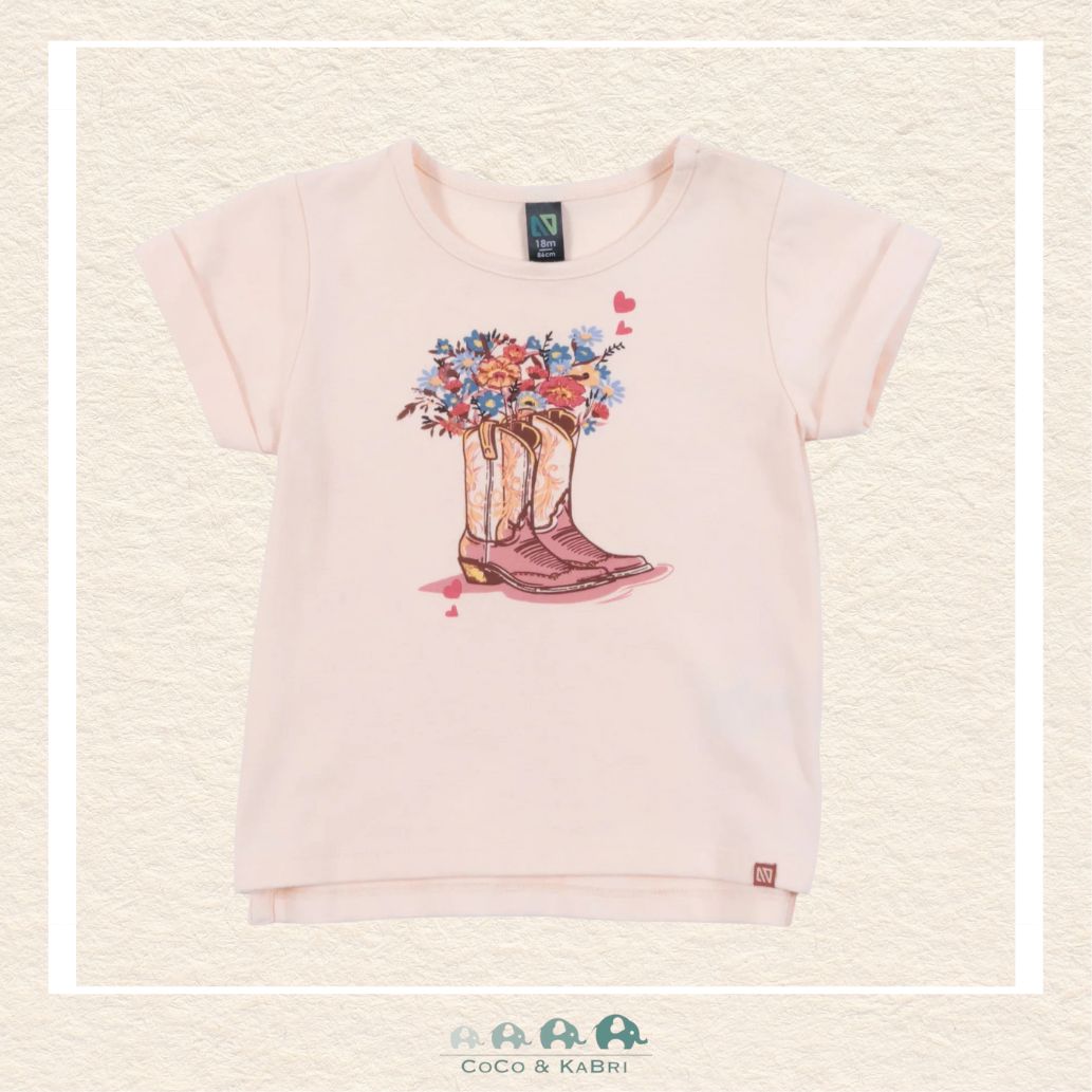Nano: Baby Girl Pink Shirt, CoCo & KaBri Children's Boutique, Brooks Alberta Canada