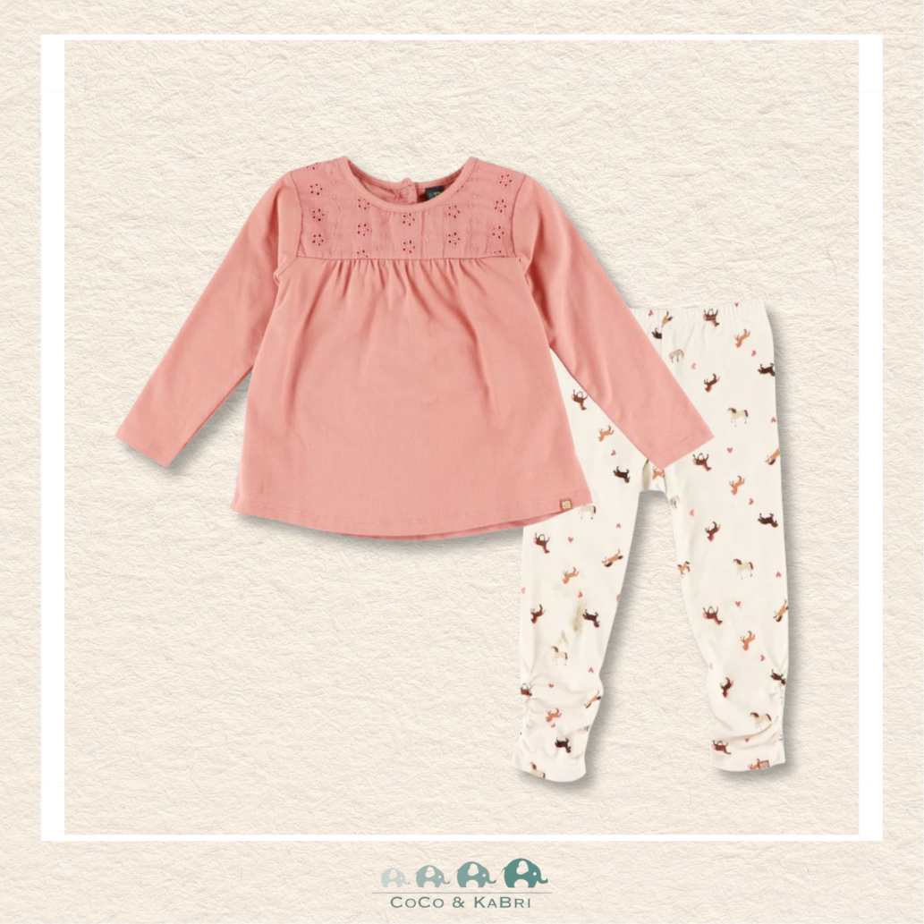 Nano: Baby Girl Pink Tshirt Set, CoCo & KaBri Children's Boutique, Brooks Alberta Canada