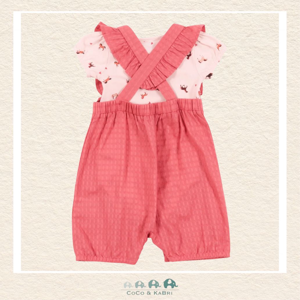 Nano: Baby Girl Two Piece Bodysuit Set (Horse), CoCo & KaBri Children's Boutique, Brooks Alberta Canada