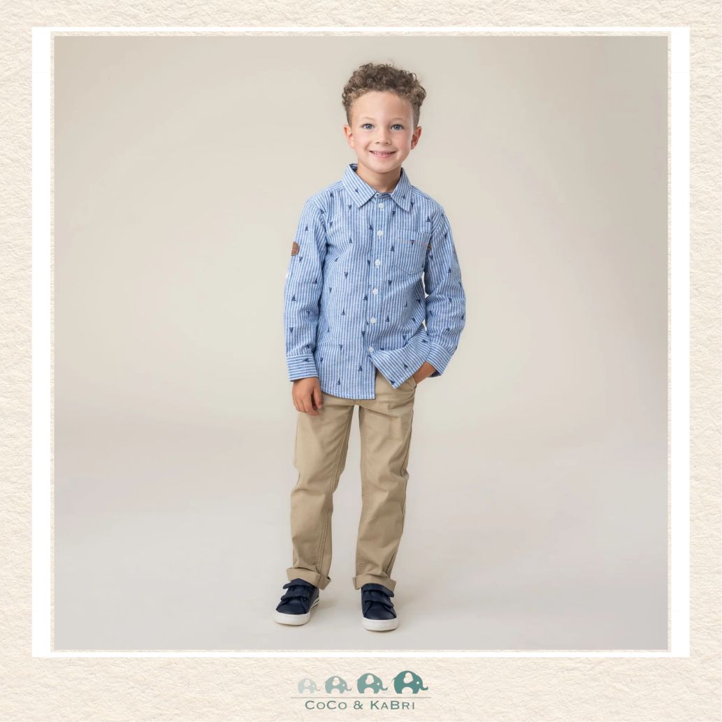 Nano: Boys’ Beige Pants, CoCo & KaBri Children's Boutique, Brooks Alberta Canada