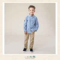 Nano: Boys’ Beige Pants, CoCo & KaBri Children's Boutique, Brooks Alberta Canada