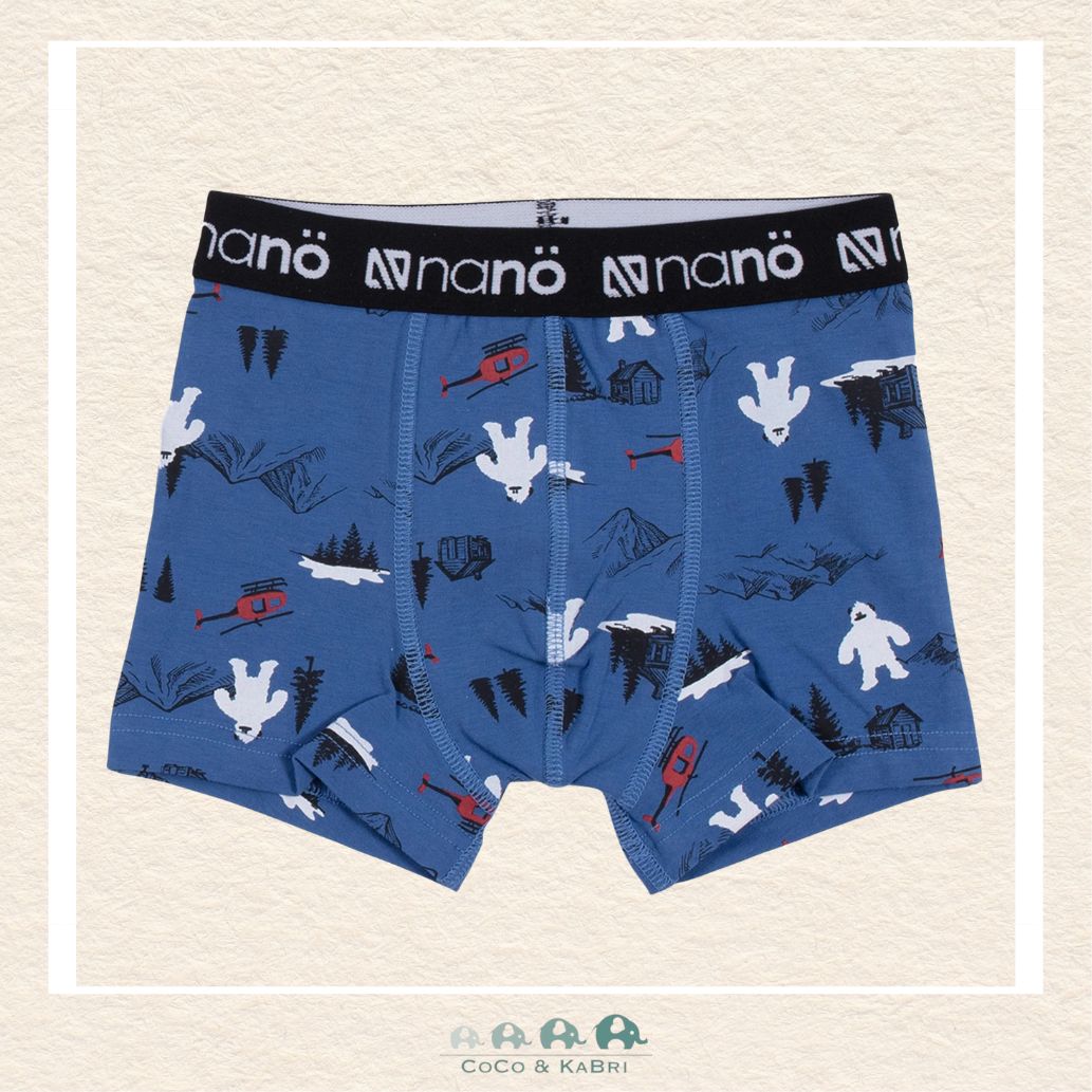 🇨🇦 Nano Boys Blue Boxers 2 Pack (Yeti & Plaid), CoCo & KaBri Children's Boutique