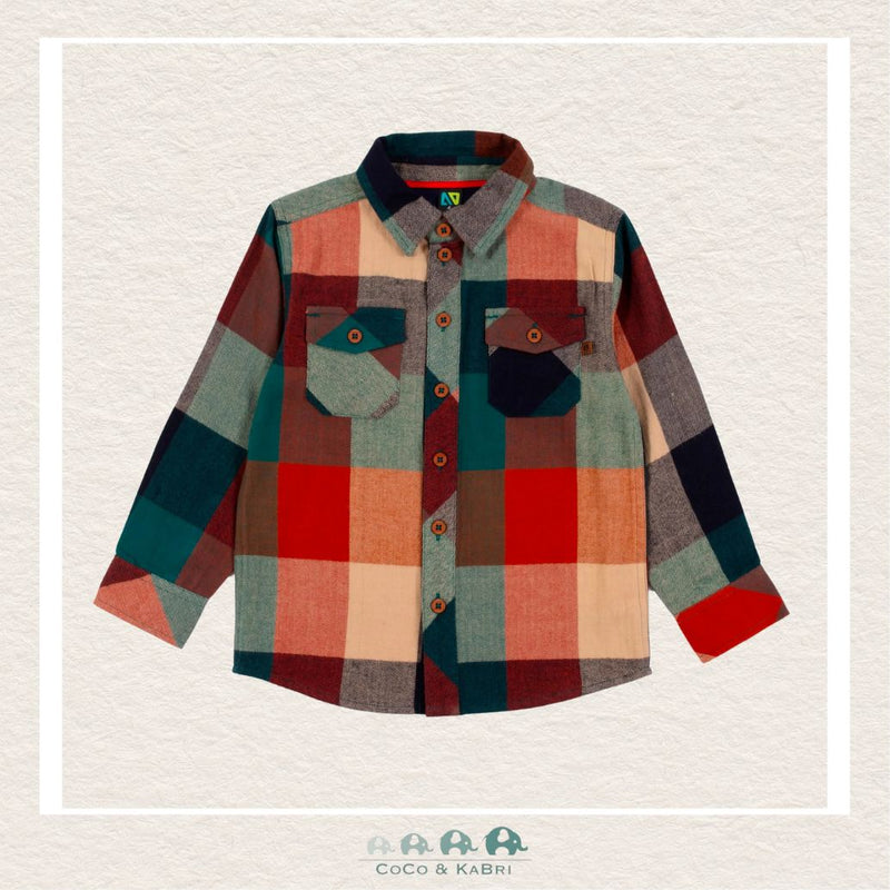 🇨🇦 Nano: Boys Plaid Shirt, CoCo & KaBri Children's Boutique
