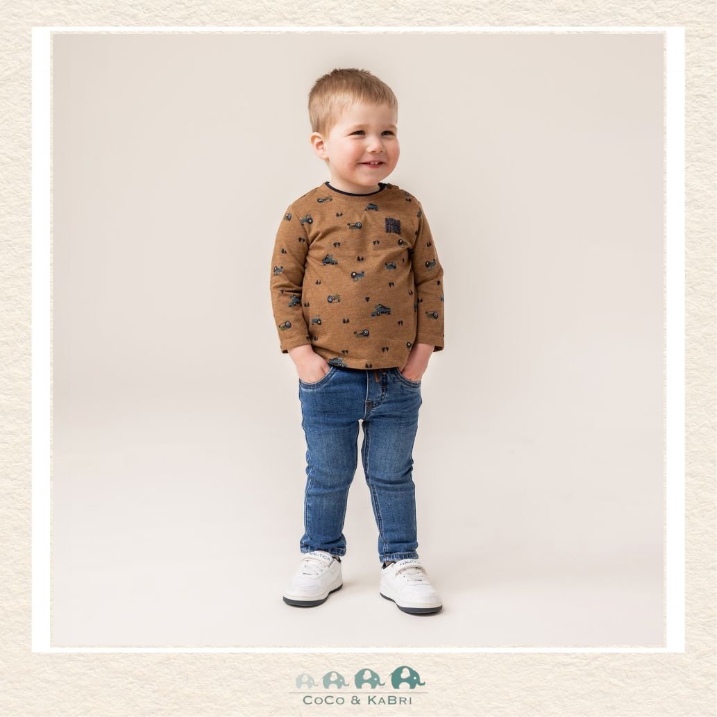 🇨🇦 Nano Brown Baby Long sleeve tee, CoCo & KaBri Children's Boutique