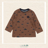 🇨🇦 Nano Brown Baby Long sleeve tee, CoCo & KaBri Children's Boutique