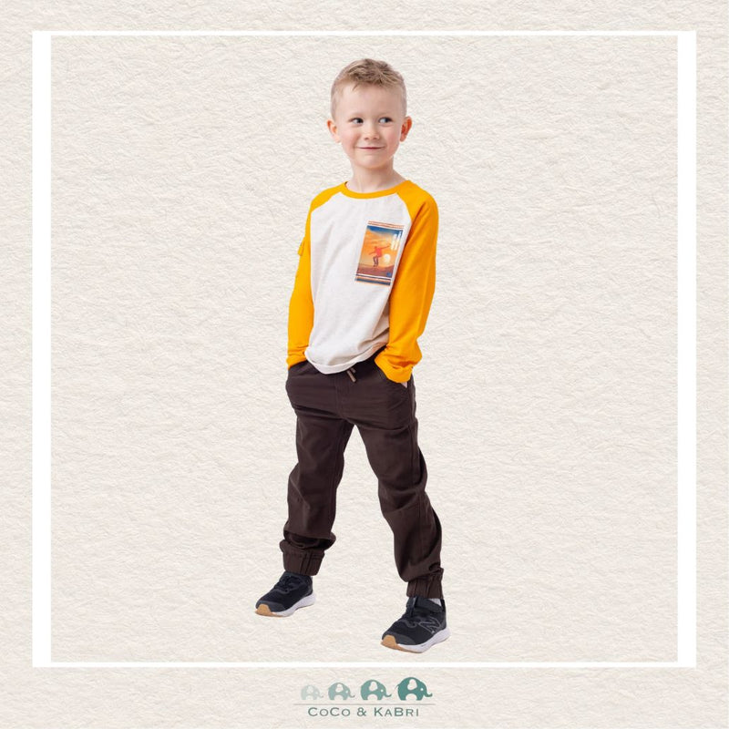 🇨🇦 Nano Brown Jogger Pants, CoCo & KaBri Children's Boutique