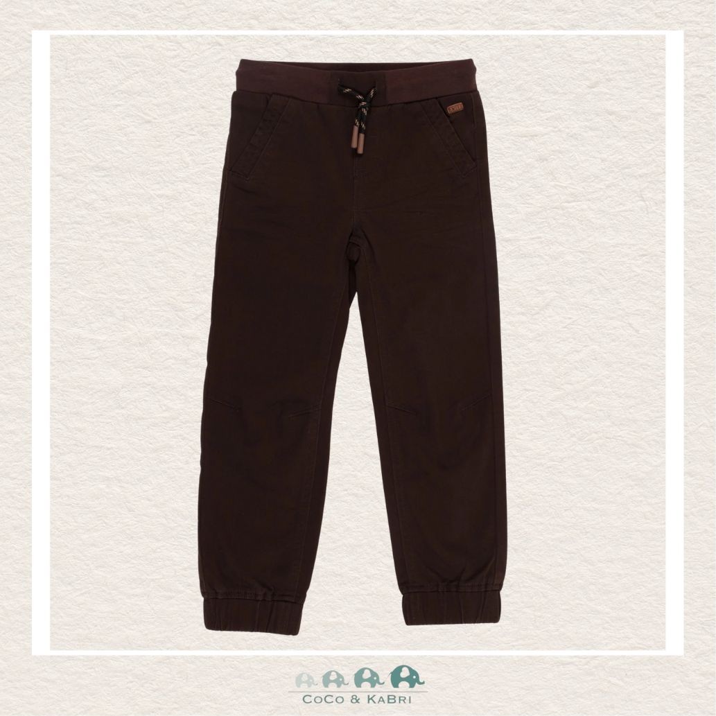 🇨🇦 Nano Brown Jogger Pants, CoCo & KaBri Children's Boutique