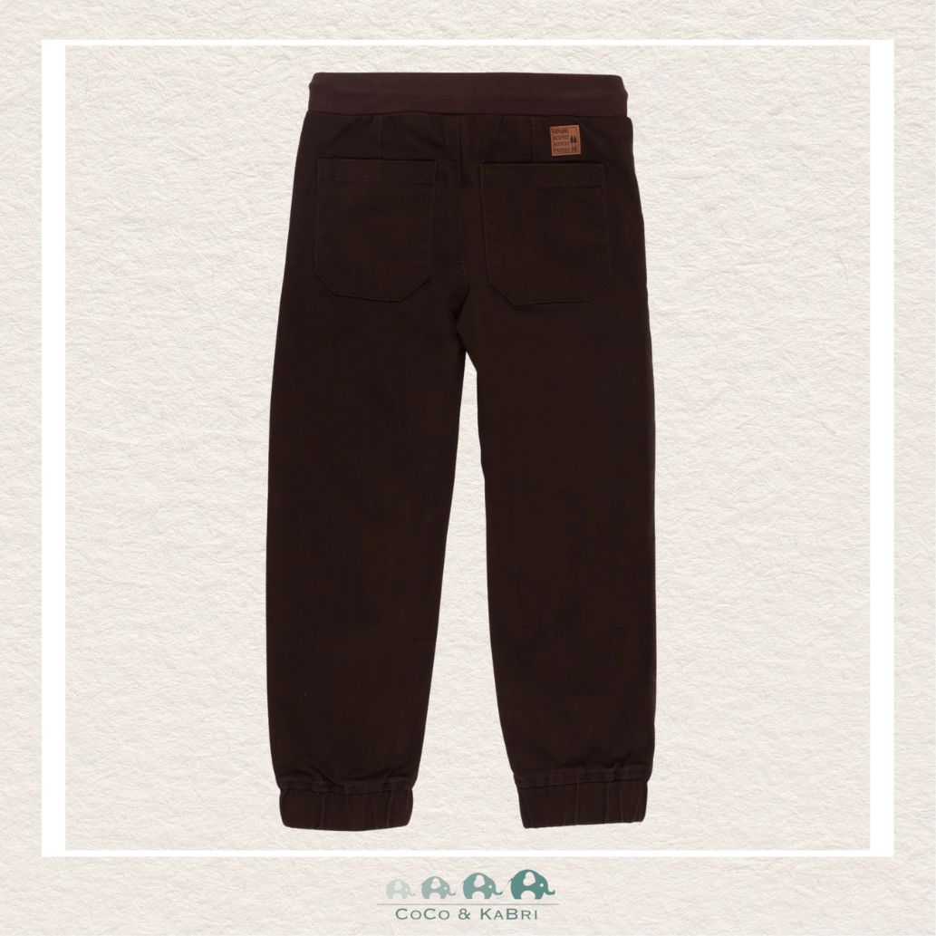 🇨🇦 Nano Brown Jogger Pants, CoCo & KaBri Children's Boutique
