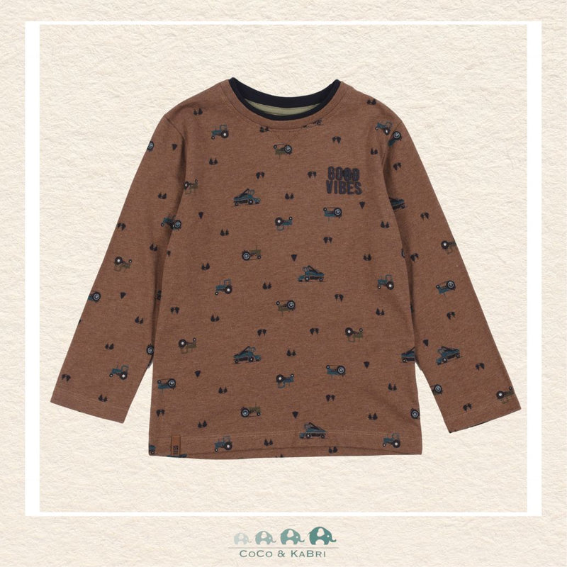 🇨🇦 Nano: Brown Long Sleeve Tshirt, CoCo & KaBri Children's Boutique