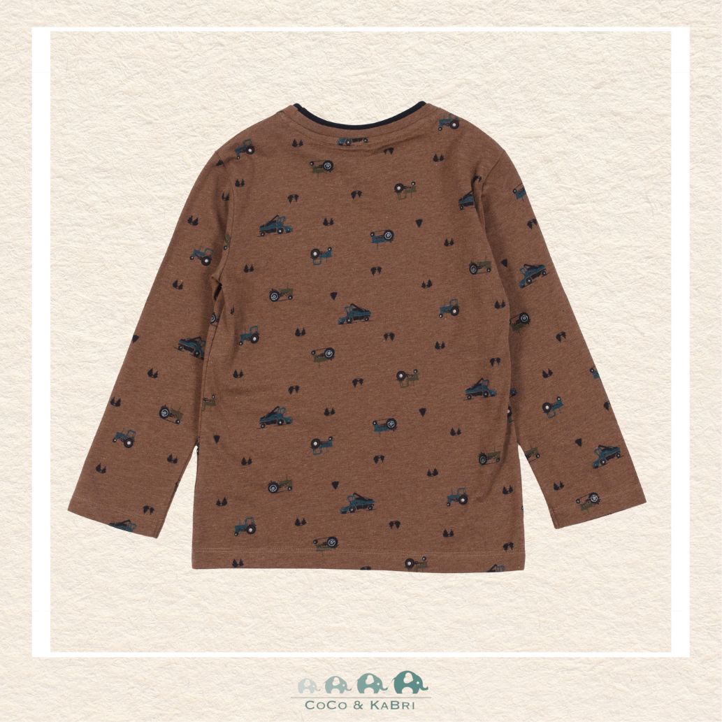 🇨🇦 Nano: Brown Long Sleeve Tshirt, CoCo & KaBri Children's Boutique