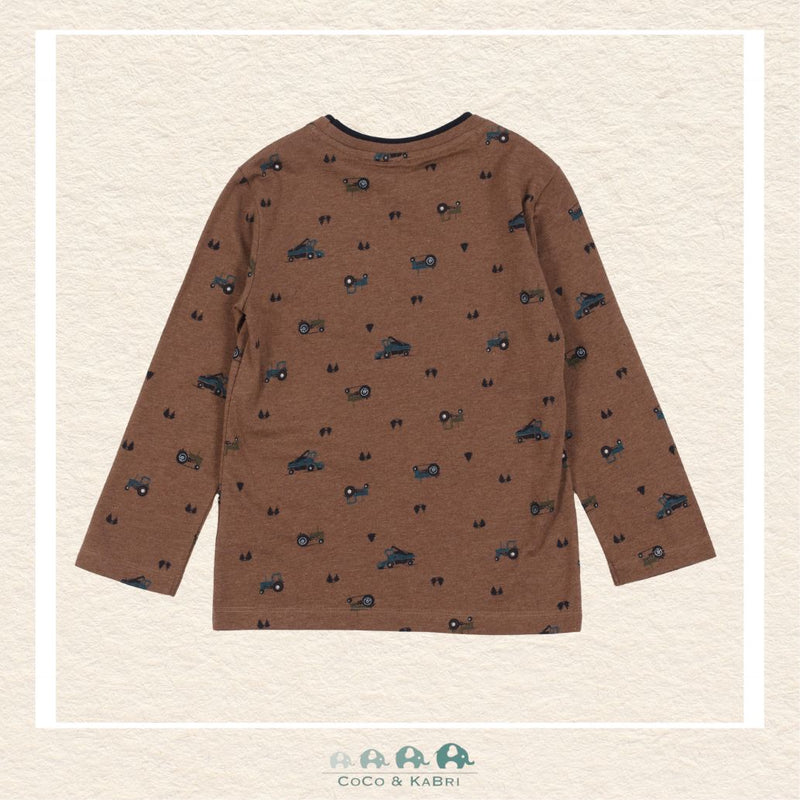 🇨🇦 Nano: Brown Long Sleeve Tshirt, CoCo & KaBri Children's Boutique