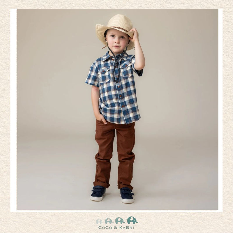 Nano: Dark Brown Pants, CoCo & KaBri Children's Boutique, Brooks Alberta Canada