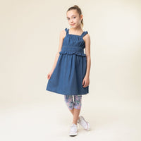 🇨🇦 Nano Denim Dress, CoCo & KaBri Children's Boutique