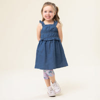 🇨🇦 Nano Denim Dress, CoCo & KaBri Children's Boutique
