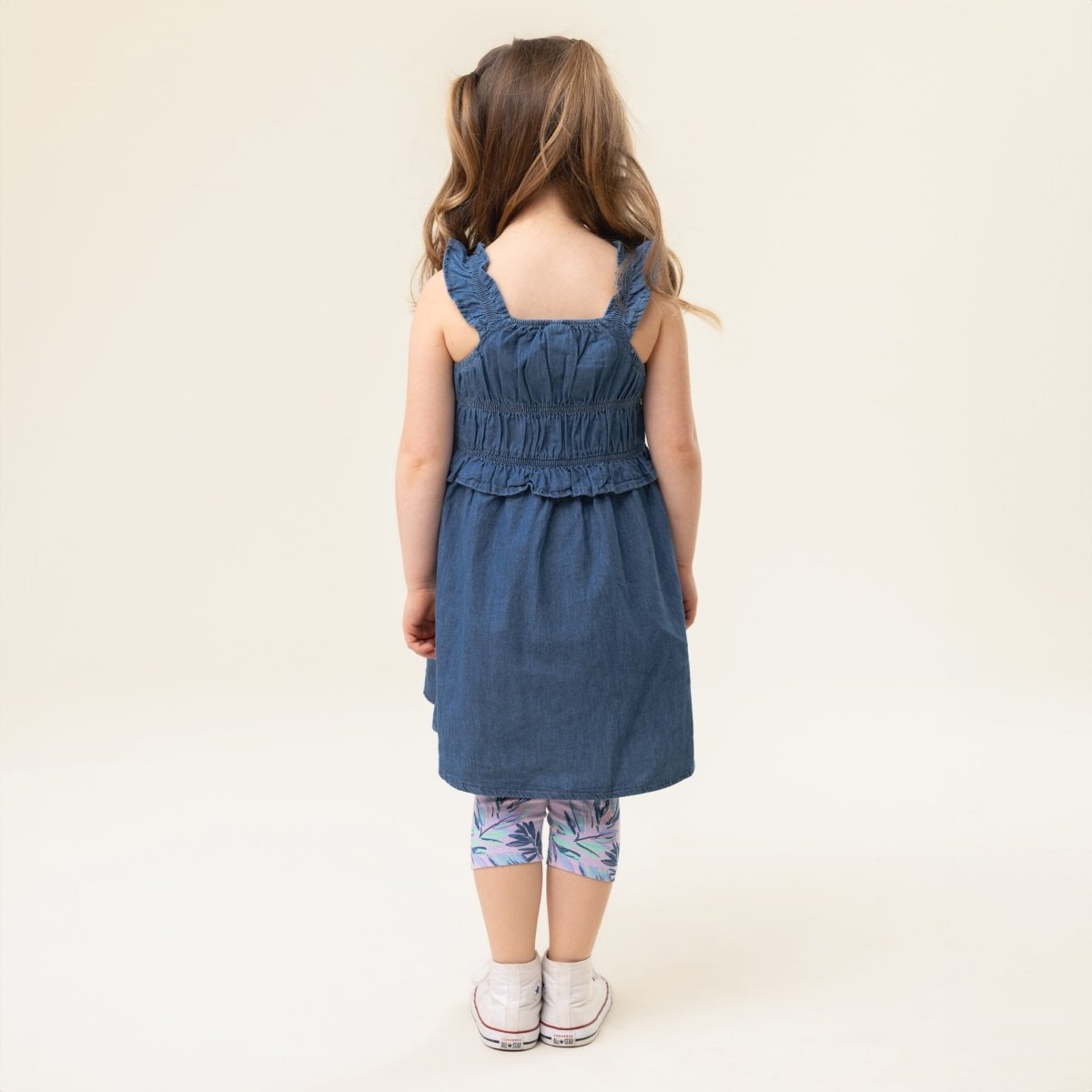 🇨🇦 Nano Denim Dress, CoCo & KaBri Children's Boutique