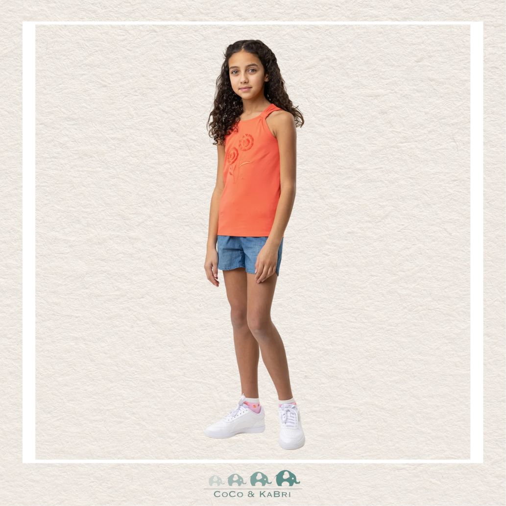 🇨🇦 Nano Girls Coral Tanktop, CoCo & KaBri Children's Boutique