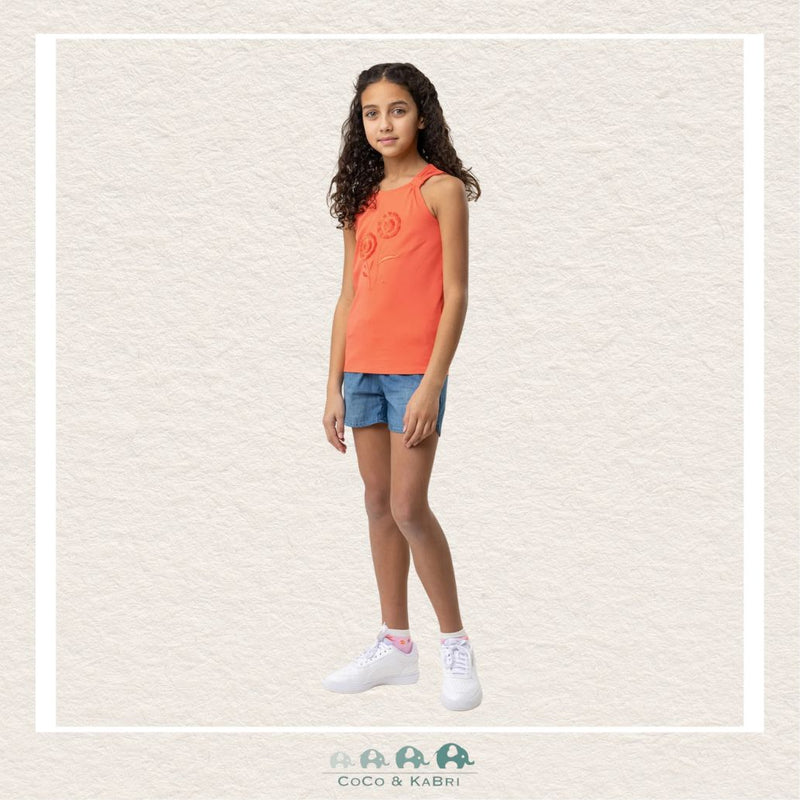 🇨🇦 Nano Girls Coral Tanktop, CoCo & KaBri Children's Boutique