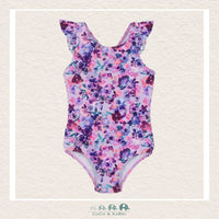 🇨🇦 Nano Girls One Piece Swimsuit - Purple Floral, CoCo & KaBri Children's Boutique