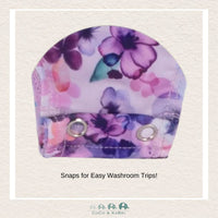 🇨🇦 Nano Girls One Piece Swimsuit - Purple Floral, CoCo & KaBri Children's Boutique