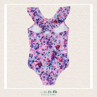 🇨🇦 Nano Girls One Piece Swimsuit - Purple Floral, CoCo & KaBri Children's Boutique