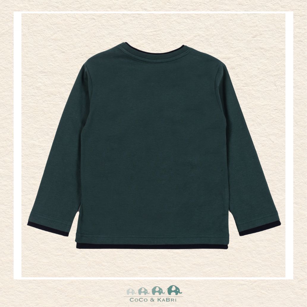 🇨🇦 Nano Green Long sleeve Tee, CoCo & KaBri Children's Boutique