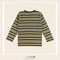 🇨🇦 Nano: Green Longsleeve Shirt with pocket, CoCo & KaBri Children's Boutique, Brooks Alberta Canada