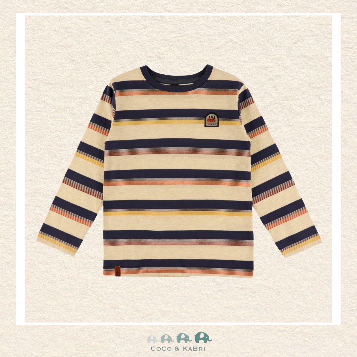 🇨🇦 Nano Longsleeve Beige T-shirt, CoCo & KaBri Children's Boutique, Brooks Alberta Canada