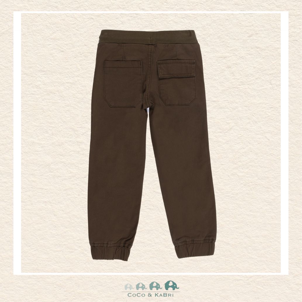 🇨🇦 Nano Olive Color Jogger Style Pants, CoCo & KaBri Children's Boutique