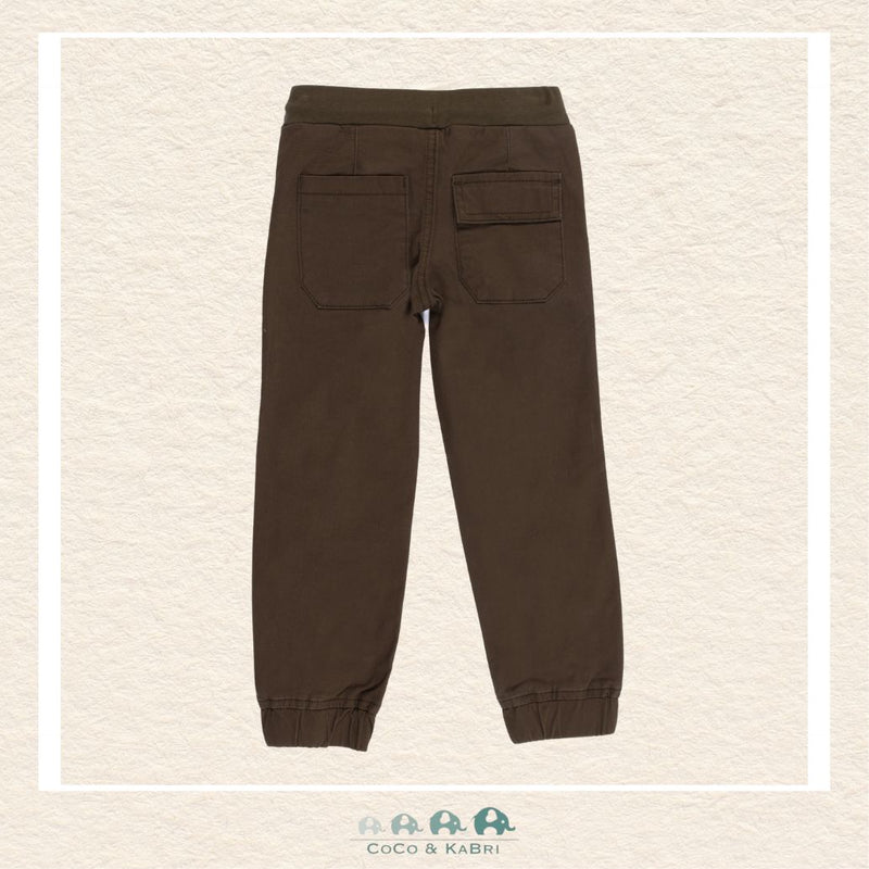 🇨🇦 Nano Olive Color Jogger Style Pants, CoCo & KaBri Children's Boutique