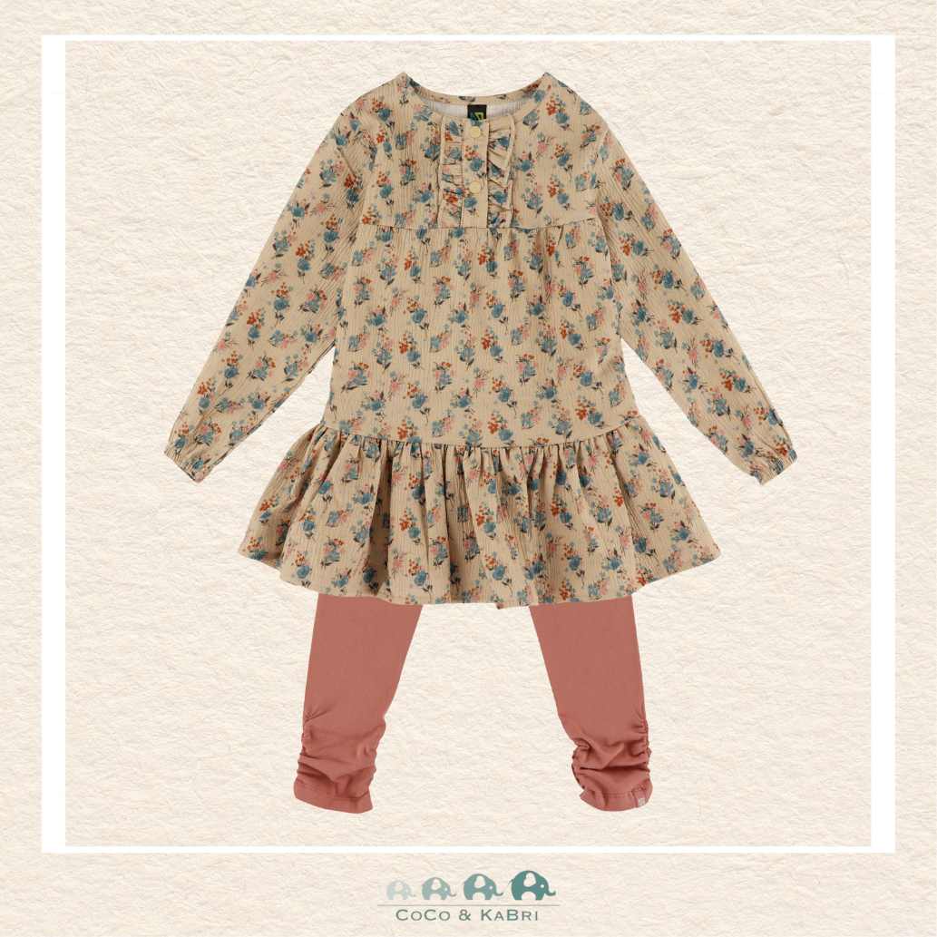 🇨🇦 Nano: Two Piece Tunic Set - Beige, CoCo & KaBri Children's Boutique, Brooks Alberta Canada